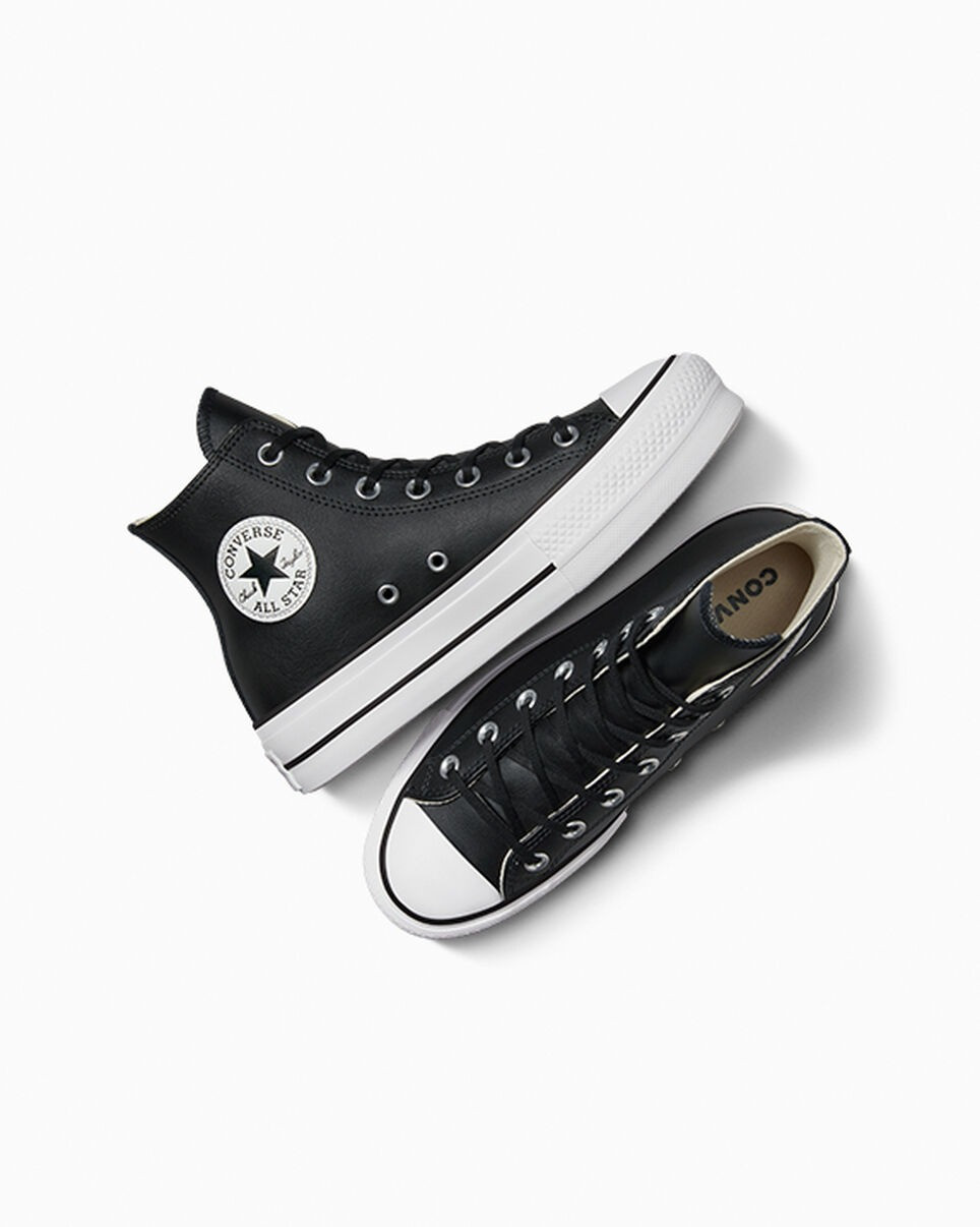 Converse Women's Chuck Taylor All Star Leather Platform High Top Shoes