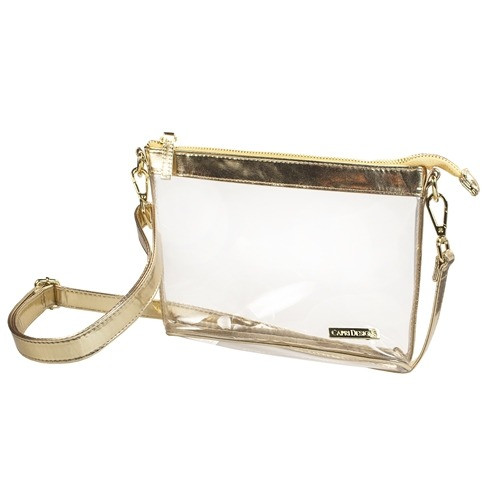 Capri Designs Clear Small Crossbody
