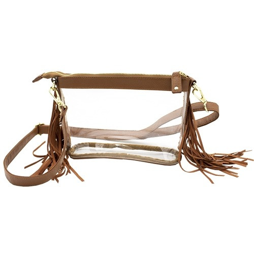 Capri Designs Clear Western Crossbody