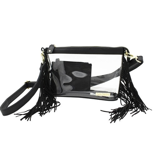 Capri Designs Clear Western Crossbody