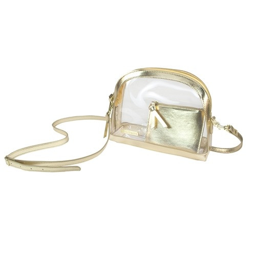 Capri Designs Clear Half Moon Crossbody 3 Capri Designs Clear Half Moon Crossbody