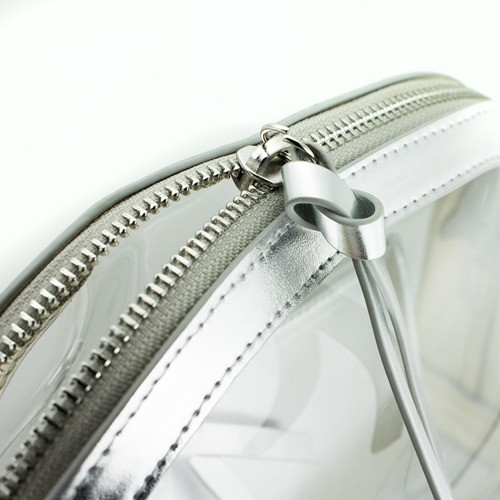 Capri Designs Clear Half Moon Crossbody 8 Capri Designs Clear Half Moon Crossbody