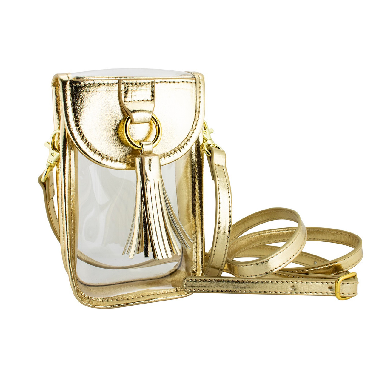 Capri Designs Clear Cell Phone Crossbody