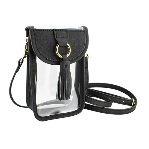 Capri Designs Clear Cell Phone Crossbody
