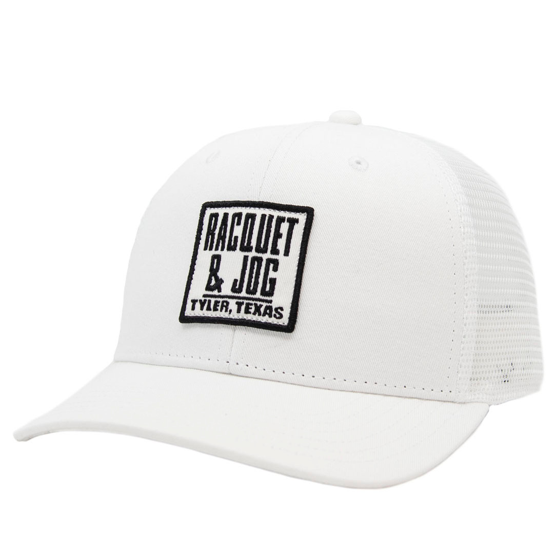 Racquet & Jog Patch Trucker Hat 4 Racquet & Jog Patch Trucker Hat