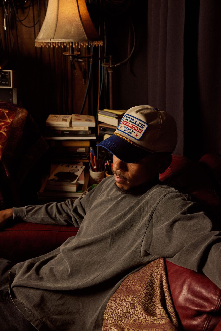 American Needle Willie Nelson Roscoe Snapback Hat 4 American Needle Willie Nelson Roscoe Snapback Hat
