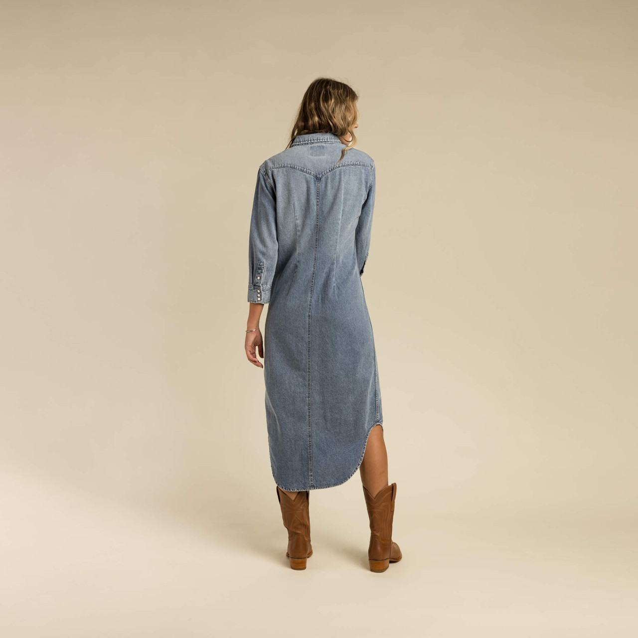 Sendero Provisions Women's Annie Pearl Snap Shirt Dress