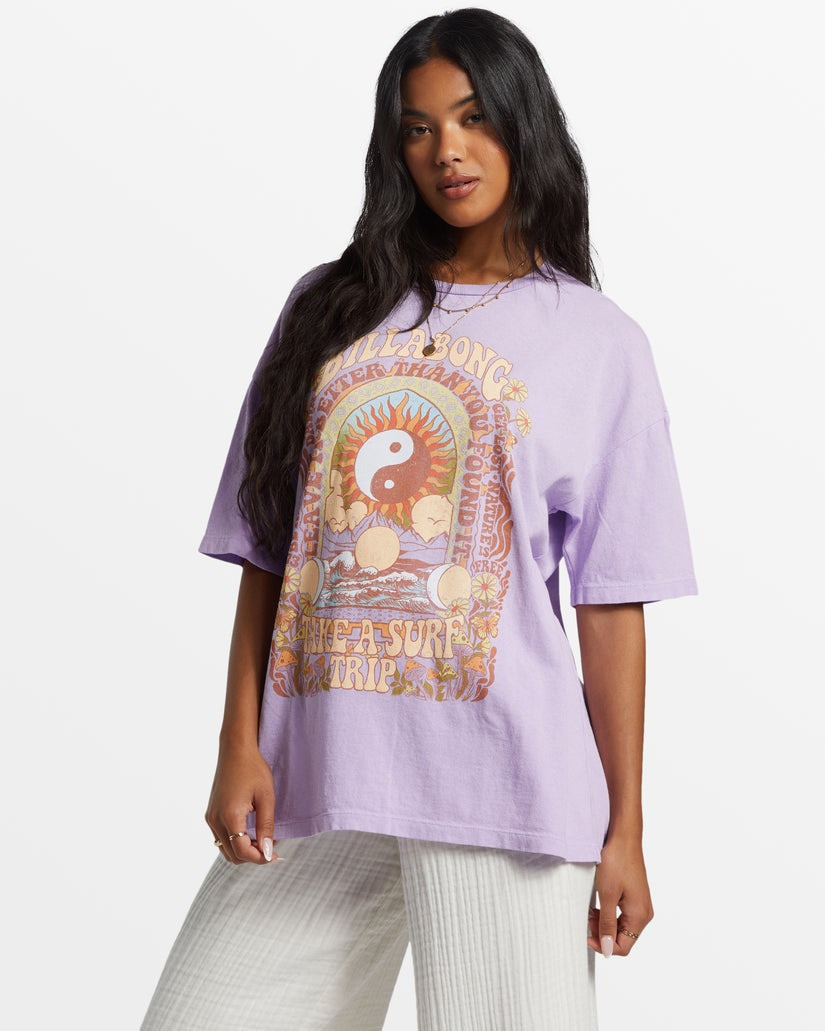 Billabong Women's Surf Trip Oversized Tee