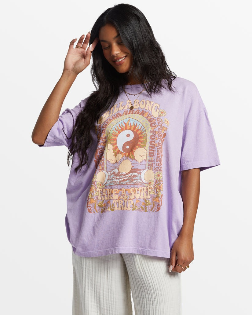 Billabong Women's Surf Trip Oversized Tee