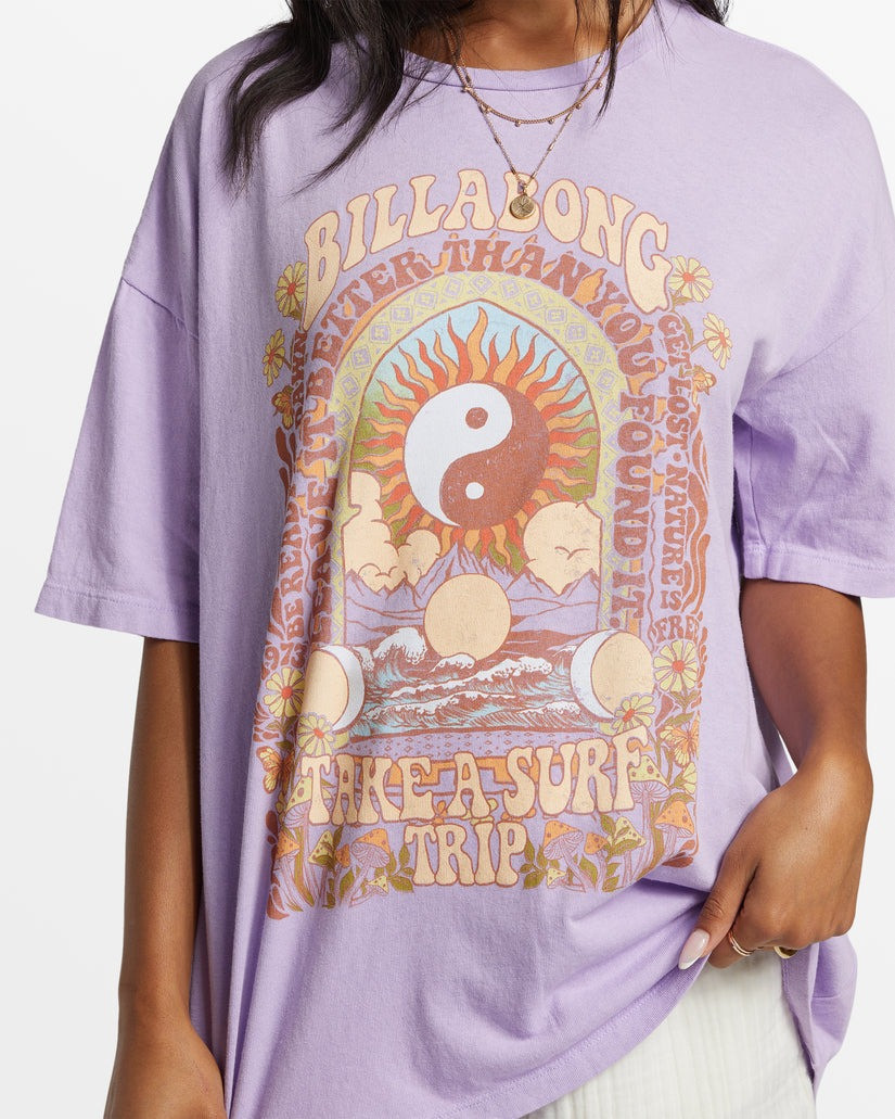 Billabong Women's Surf Trip Oversized Tee 4 Billabong Women's Surf Trip Oversized Tee