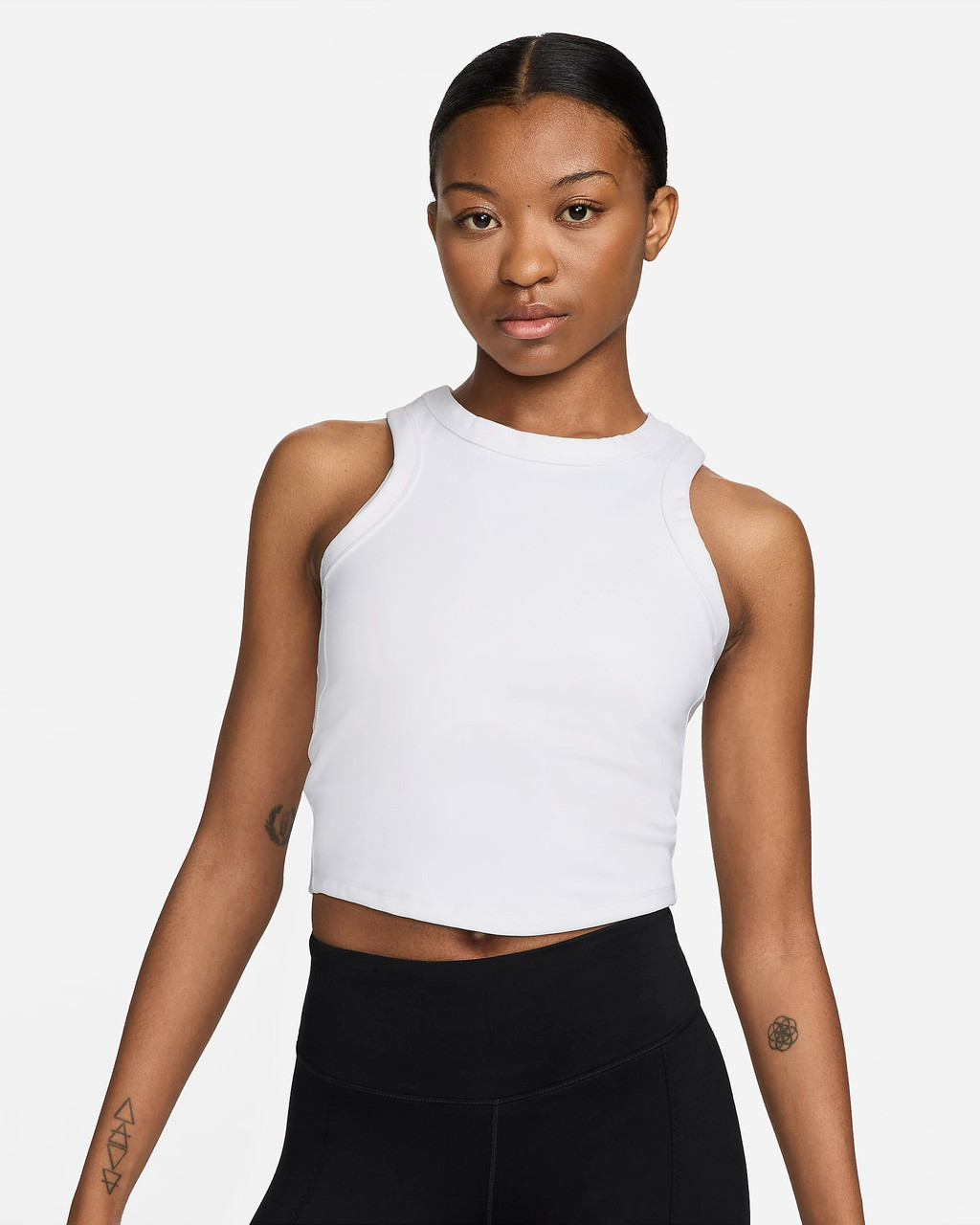Nike Women's Dri-FIT One Fitted Cropped Tank Top