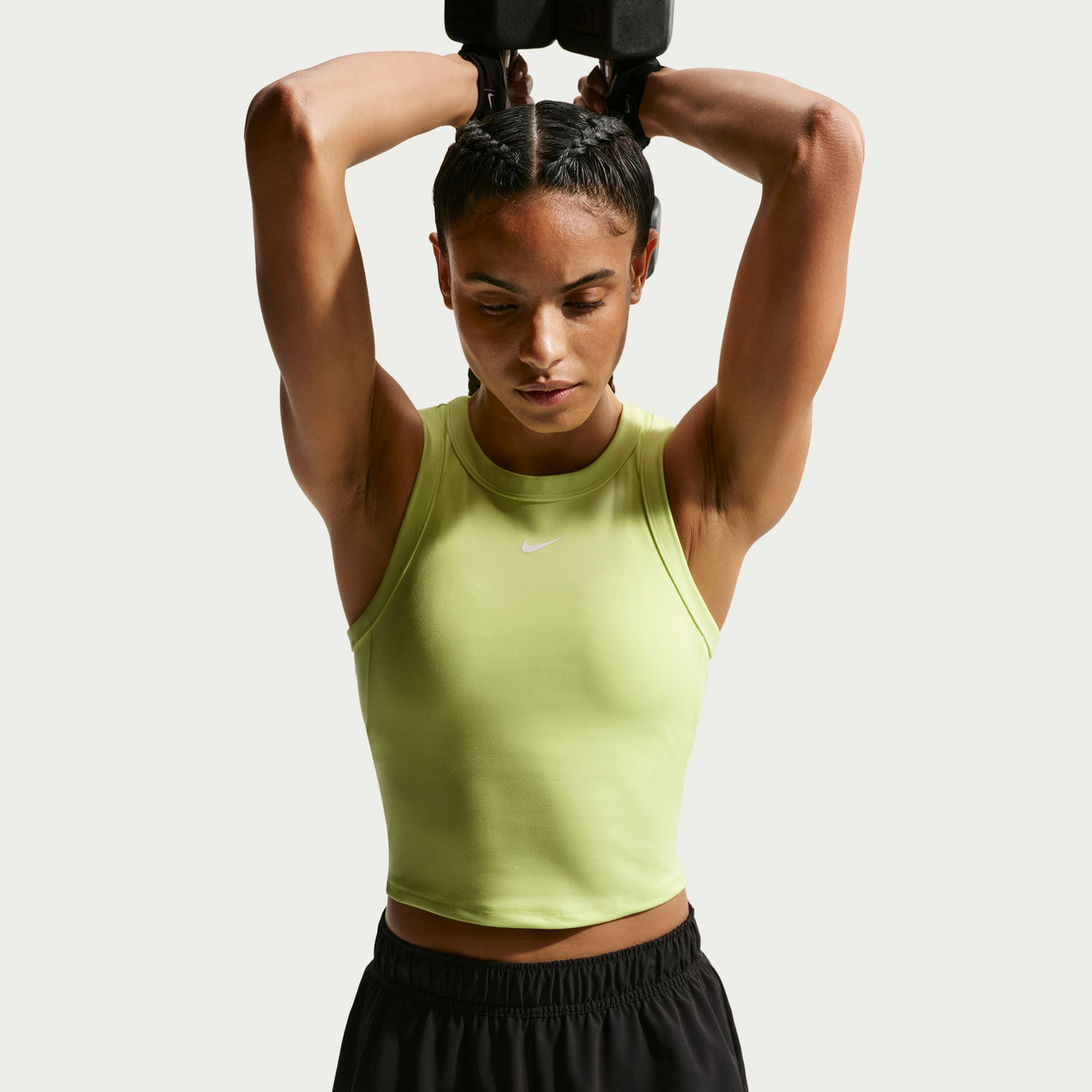 Nike Women's Dri-FIT One Fitted Cropped Tank Top