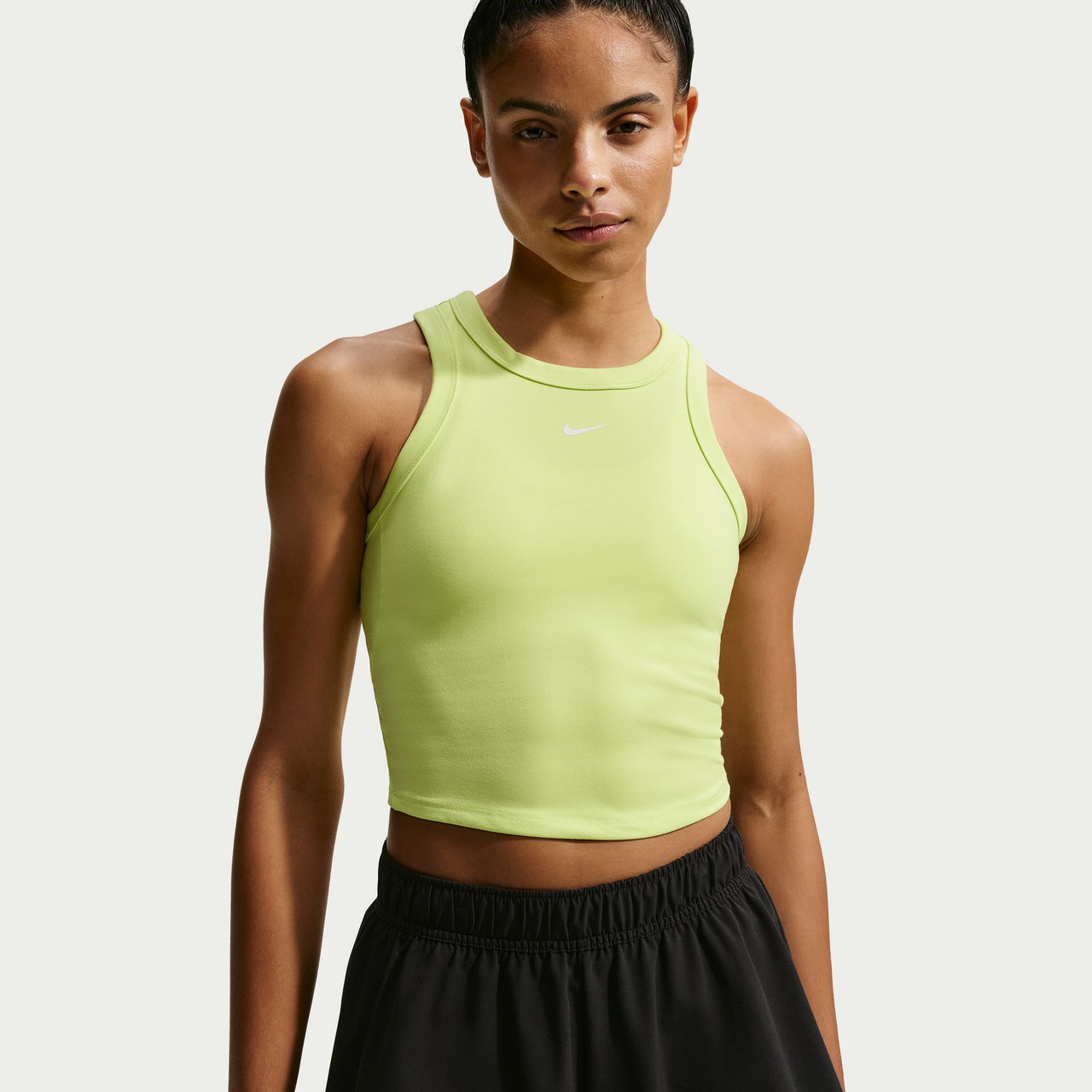 Nike Women's Dri-FIT One Fitted Cropped Tank Top