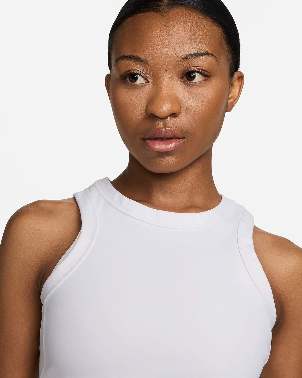 Nike Women's Dri-FIT One Fitted Cropped Tank Top