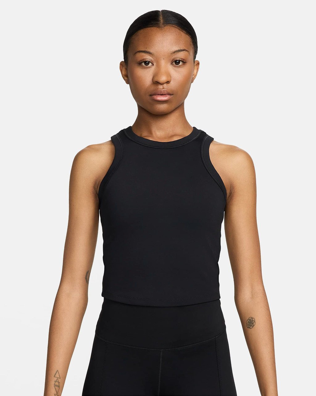 Nike Women's Dri-FIT One Fitted Cropped Tank Top