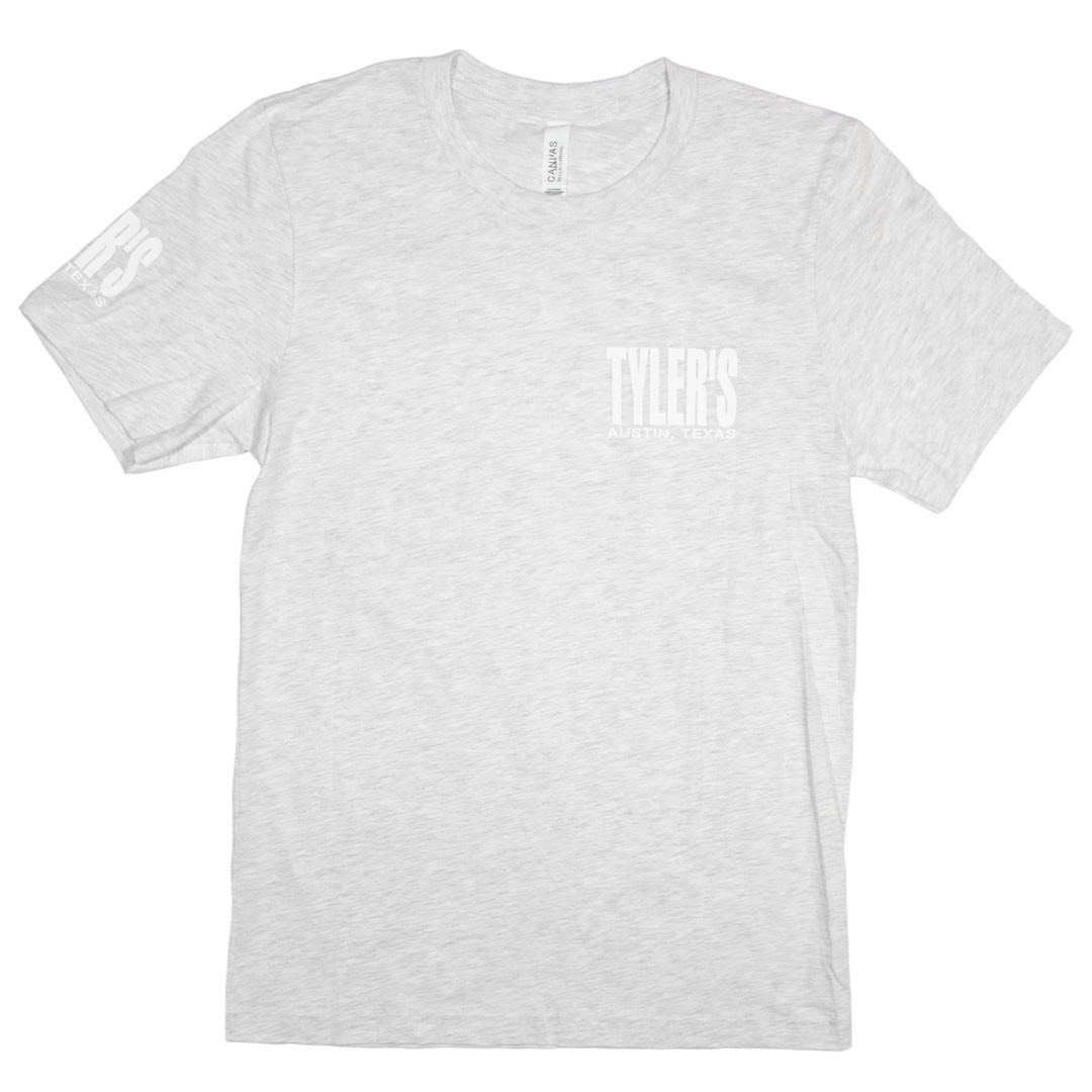 TYLER'S Ash/White Track Tee