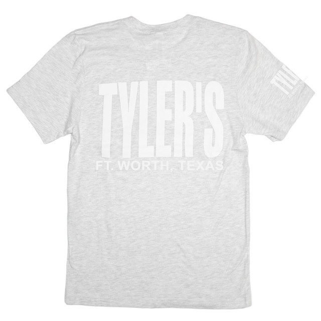 TYLER'S Ash/White Track Tee