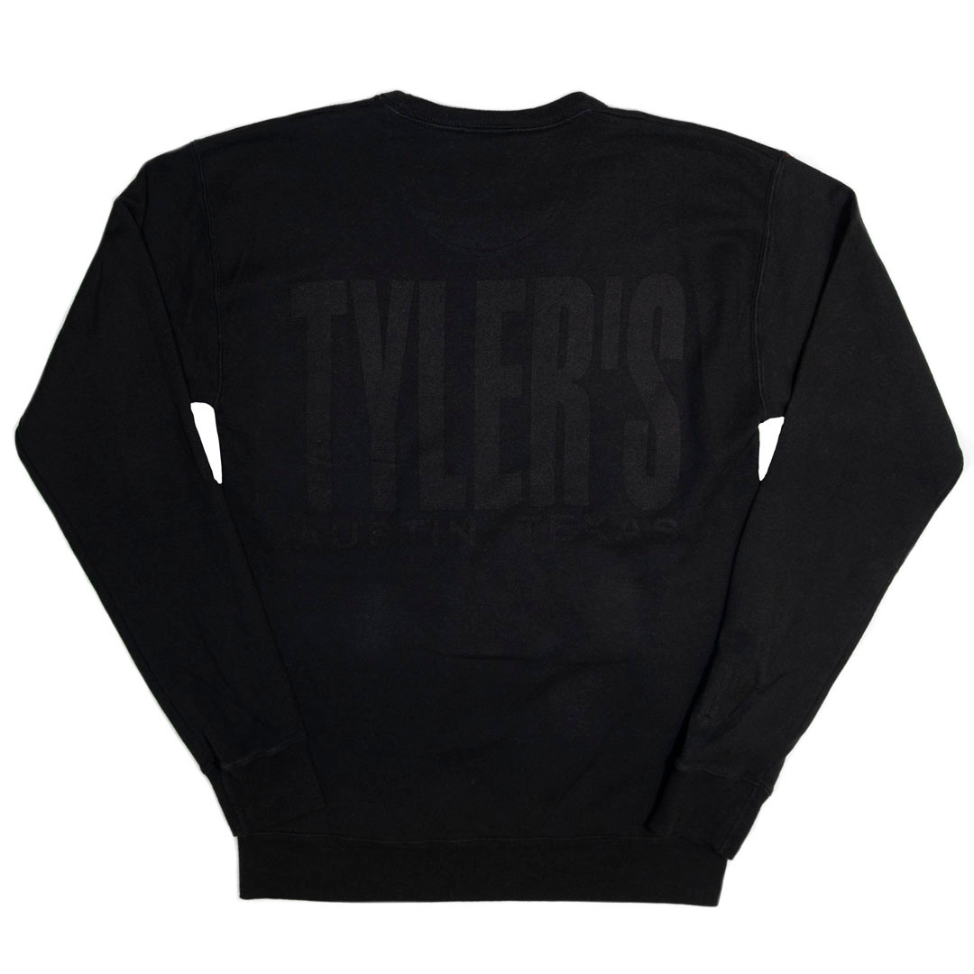 TYLER'S Black Comfort Wash Sweatshirt