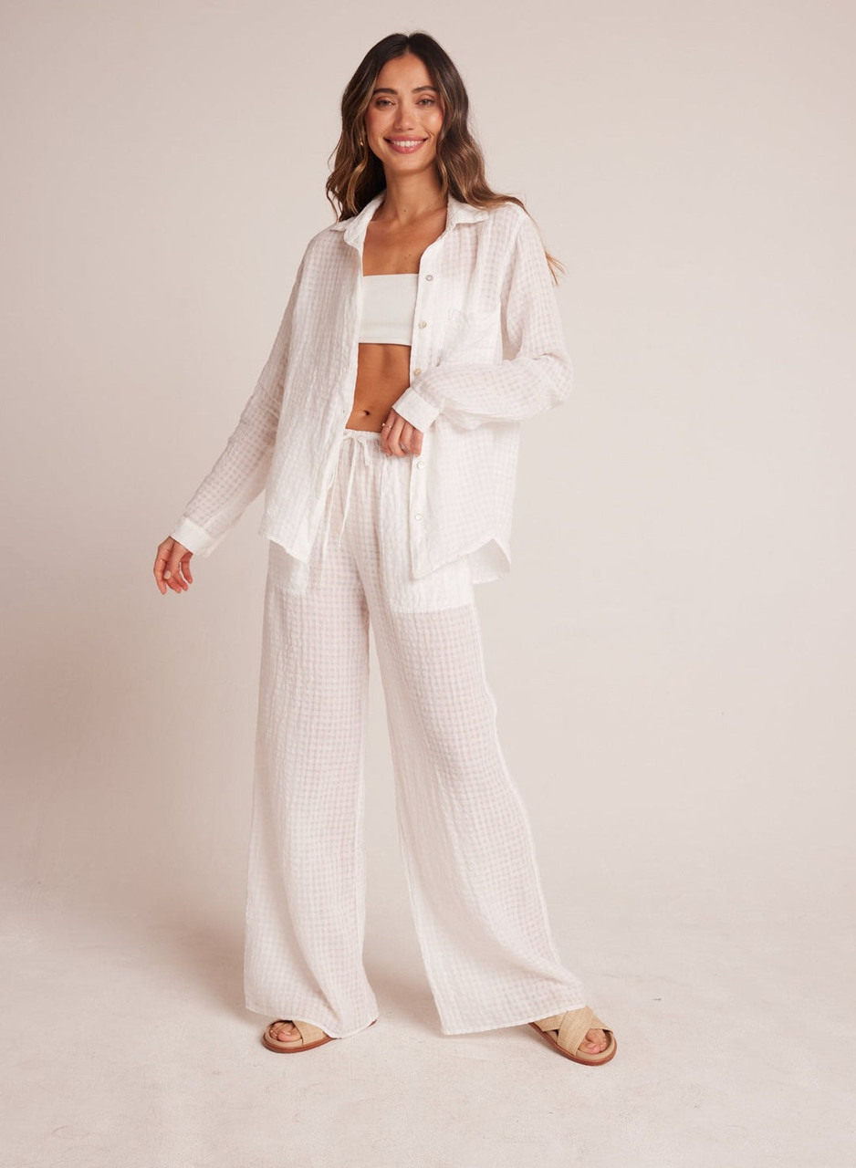 Bella Dahl Women's Wide Leg Beach Pants
