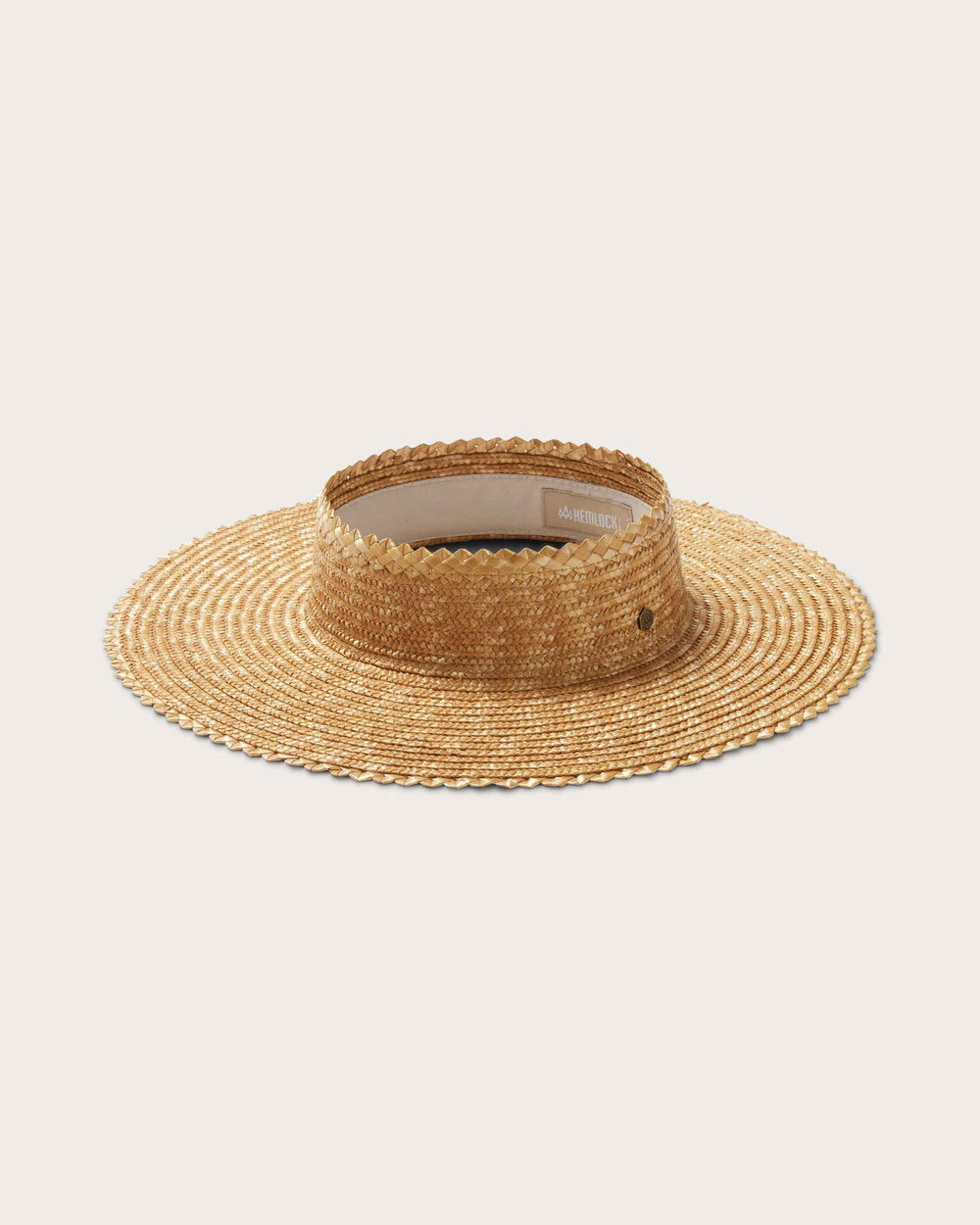 Hemlock Tropez Straw Visor