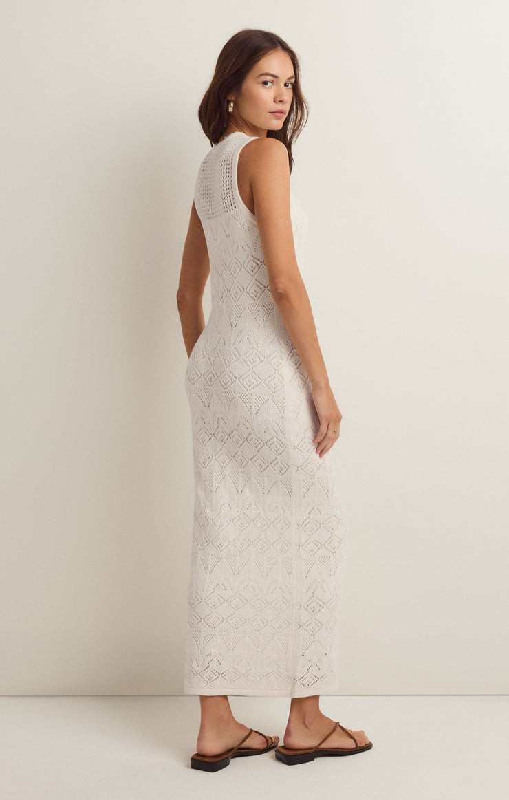 Z Supply Women's Mallorca Crochet Midi Dress