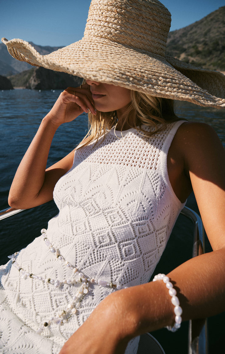 Z Supply Women's Mallorca Crochet Midi Dress