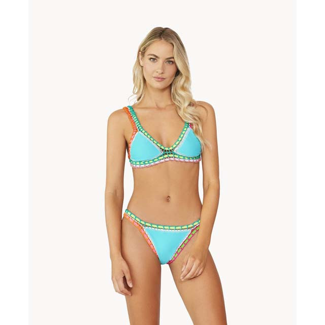 PQ Swim Women's Ferrarini Crochet Bikini Bottoms 10 PQ Swim Women's Ferrarini Crochet Bikini Bottoms