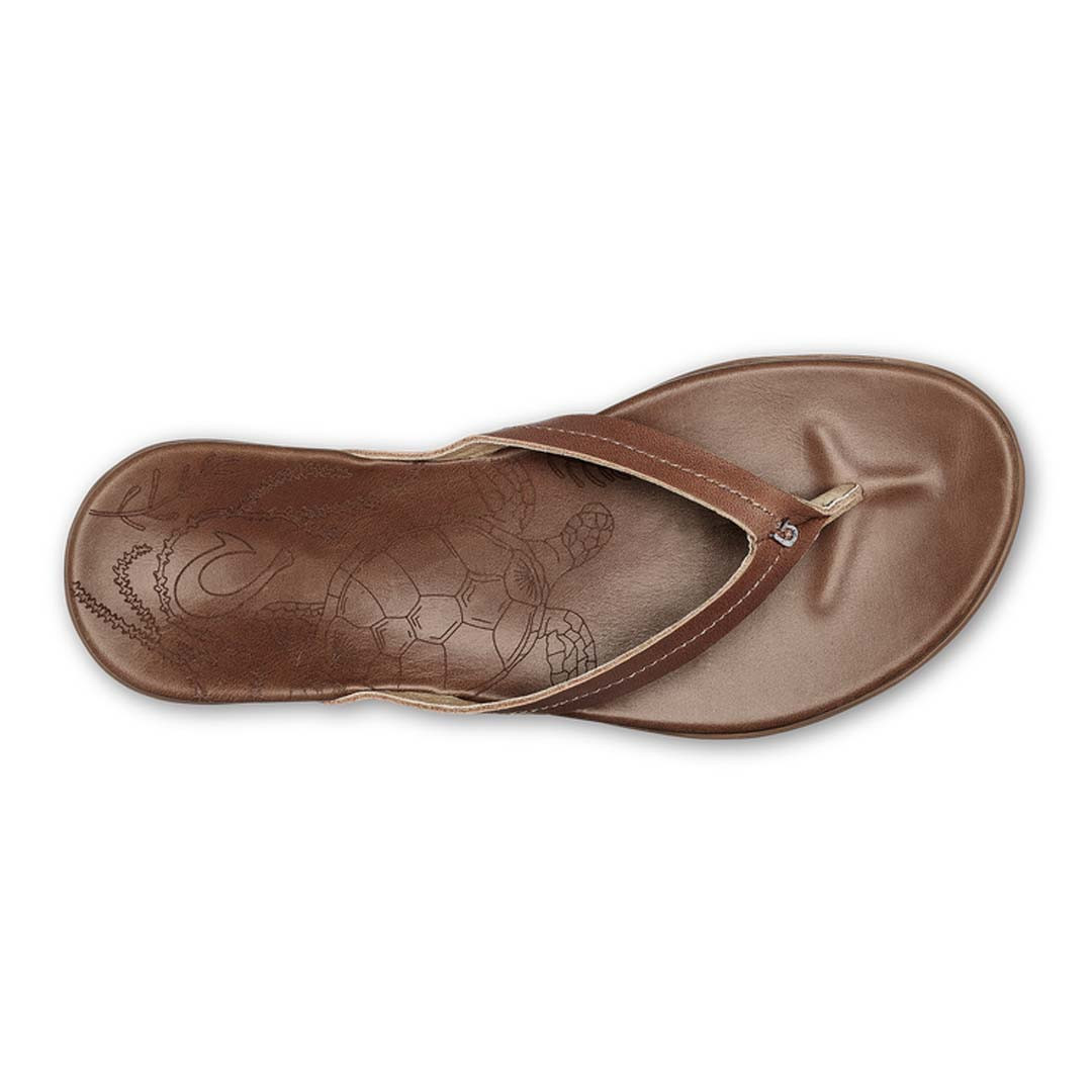 Olukai Women's Honu Leather Beach Sandals