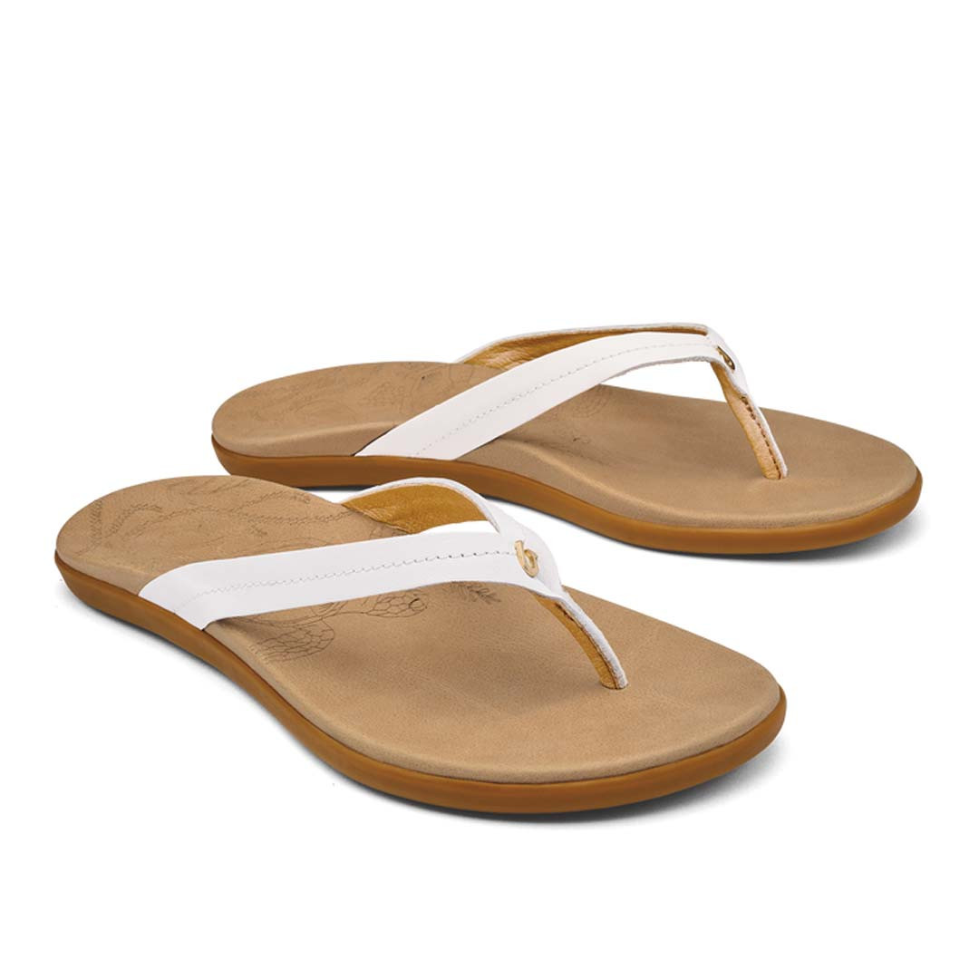 Olukai Women's Honu Leather Beach Sandals