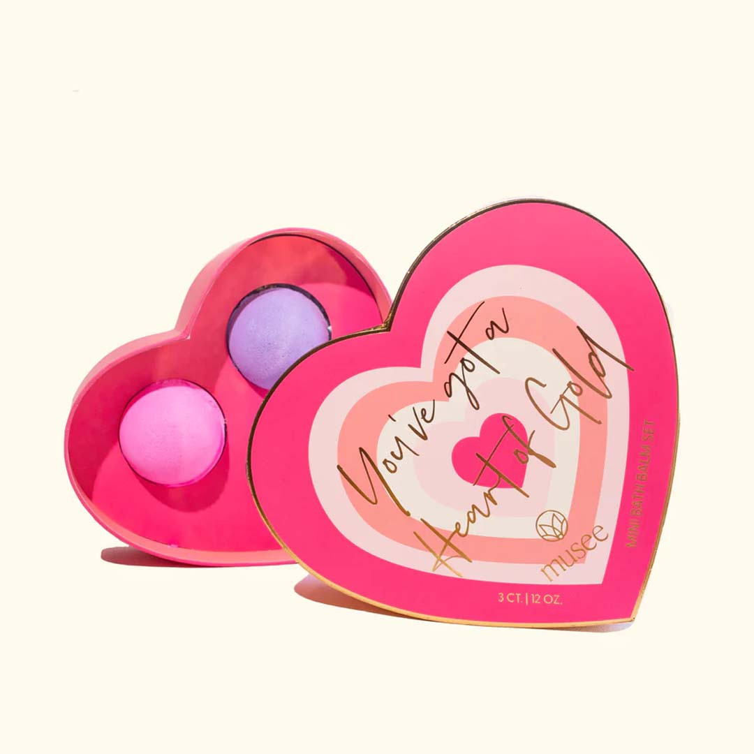 Heart of Gold Mini Three Bath Balm Set
