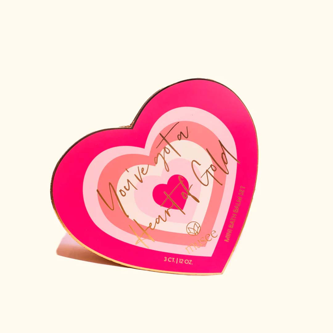 Heart of Gold Mini Three Bath Balm Set