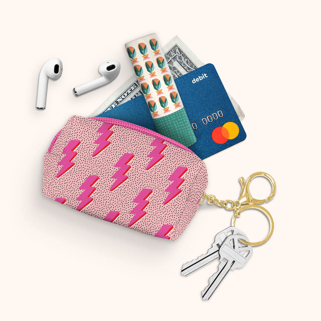 Charged Up Keychain Pouch 3 Charged Up Keychain Pouch