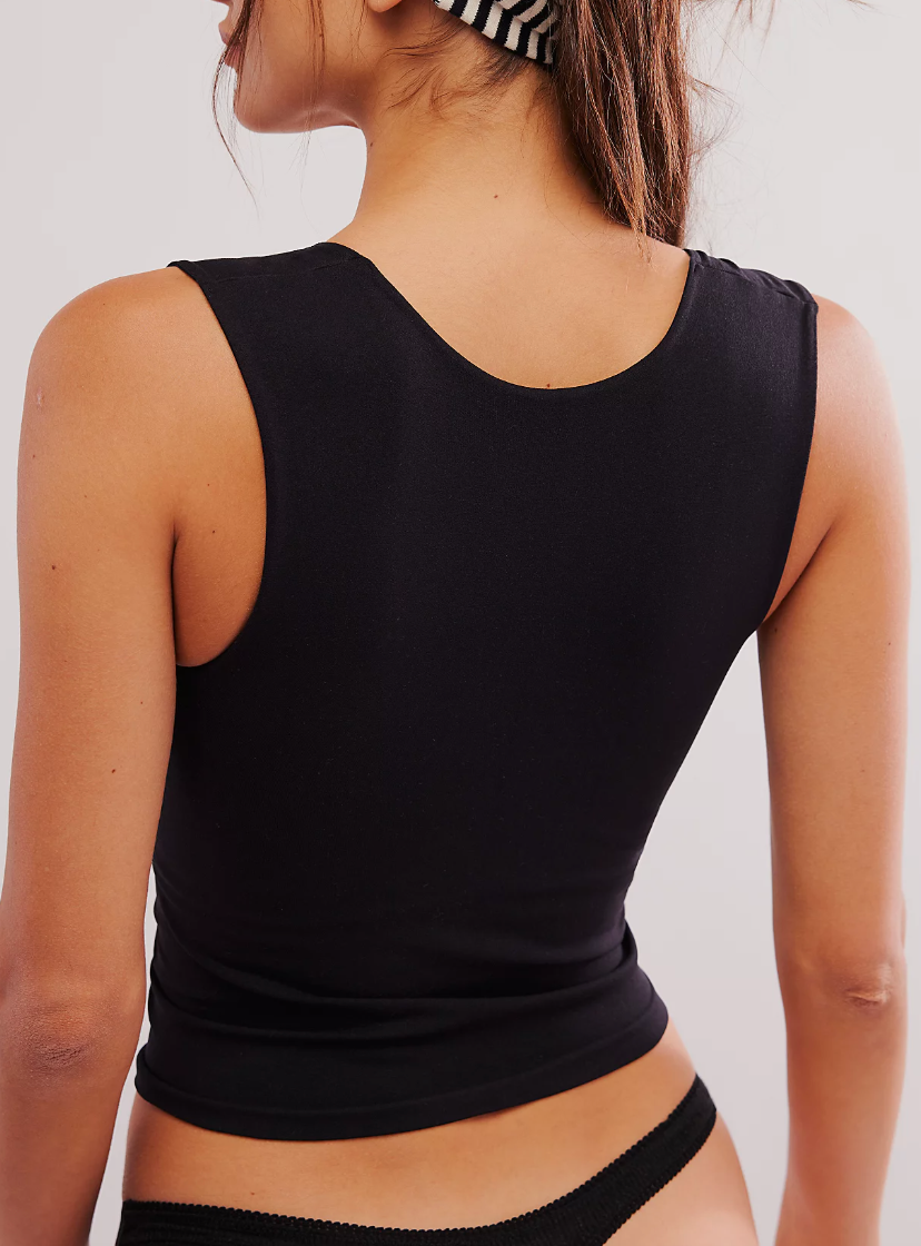 Free People Women's Clean Lines Muscle Cami 5 Free People Women's Clean Lines Muscle Cami