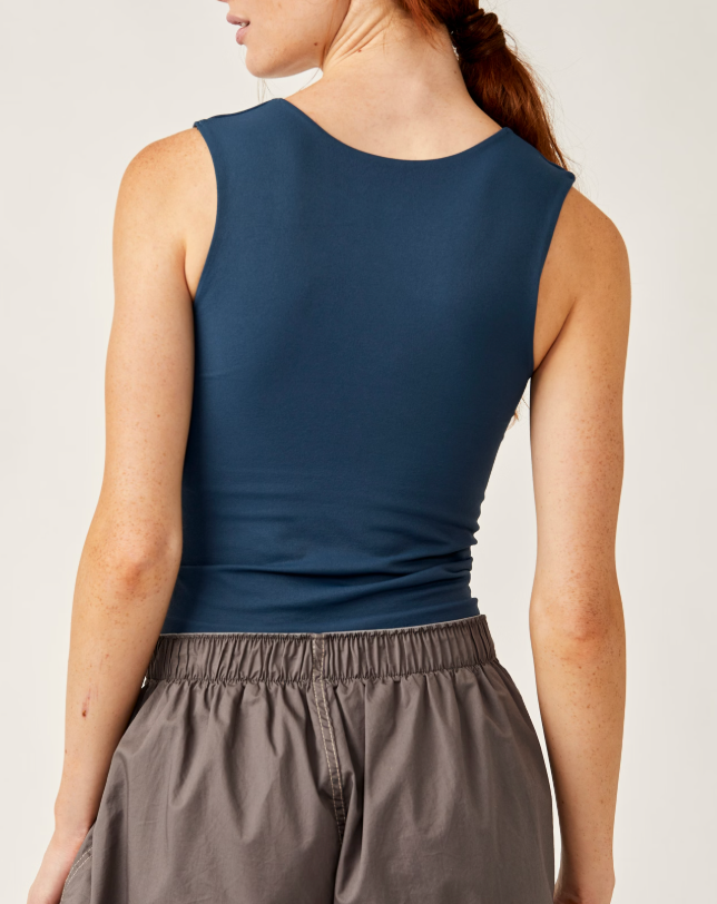 Free People Women's Clean Lines Muscle Cami 8 Free People Women's Clean Lines Muscle Cami