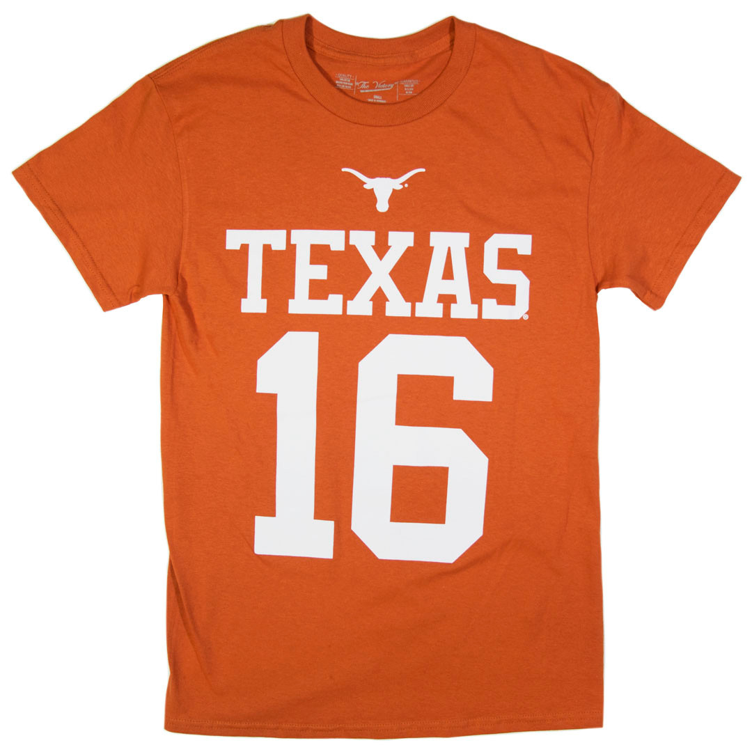 Texas Longhorns Manning Number Tee