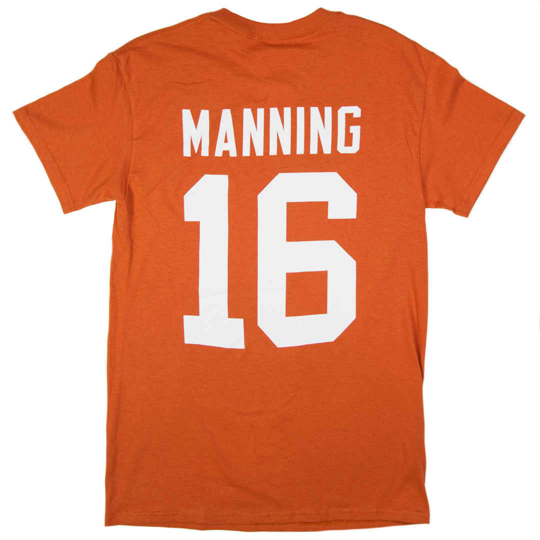Texas Longhorns Manning Number Tee