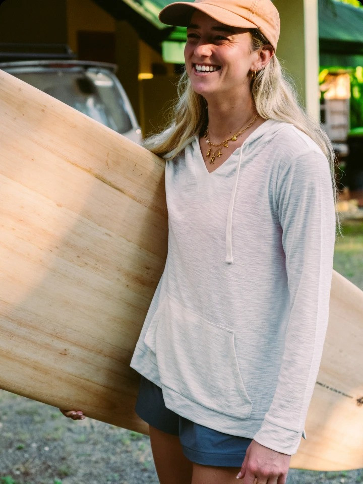 Free Fly Women's Bamboo Slub Hoodie 5 Free Fly Women's Bamboo Slub Hoodie
