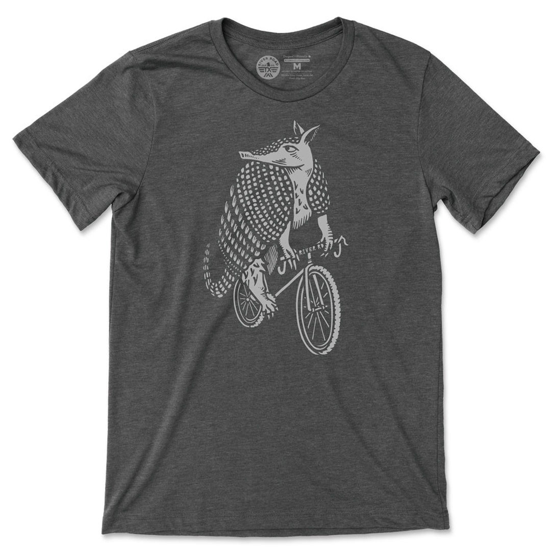River Road 9 Banded Armadillo Biker Tee