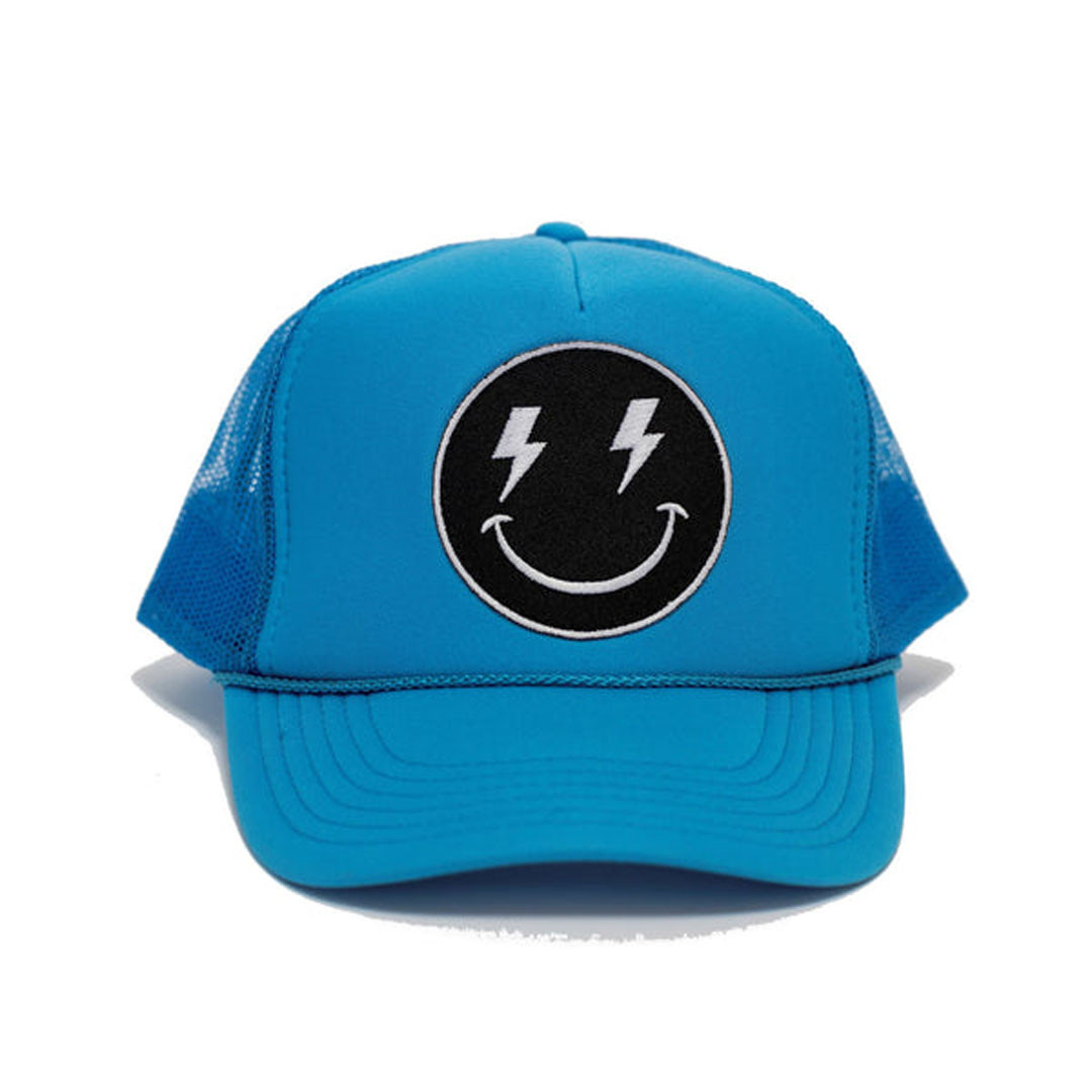 Local Beach Bolt Smiley Face Trucker Hat