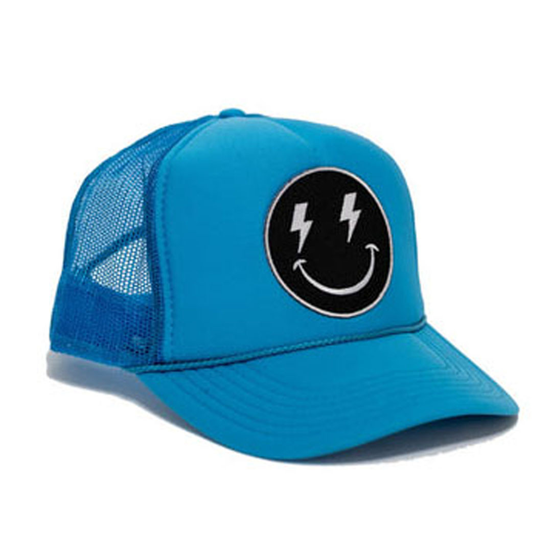 Local Beach Bolt Smiley Face Trucker Hat