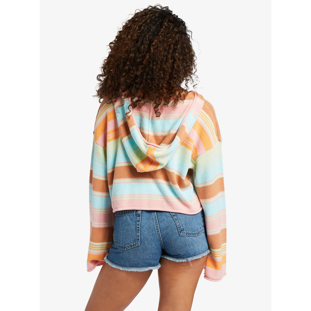 Roxy Women's Sunbaked Shores Crop Hooded Sweater 3 Roxy Women's Sunbaked Shores Crop Hooded Sweater
