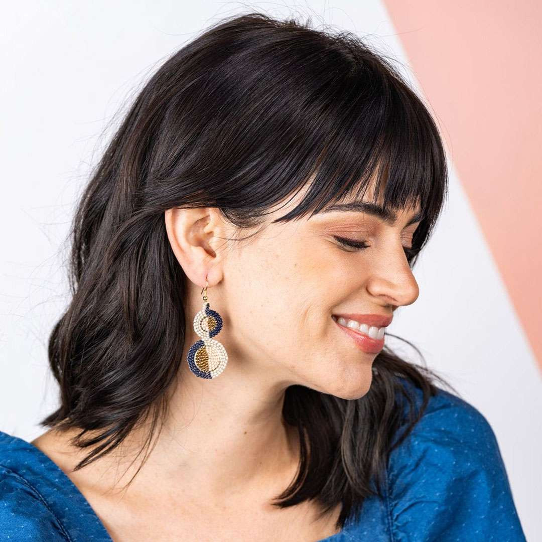 Double Disc Earrings