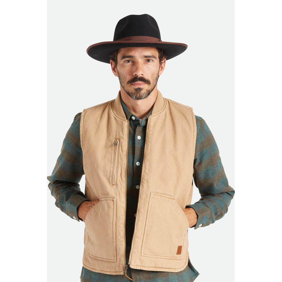 Brixton Reno Felt Fedora Hat 3 Brixton Reno Felt Fedora Hat