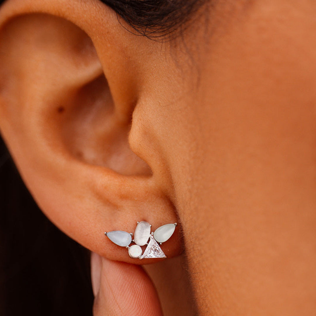 Pura Vida Skylar Gemstone Stud Earrings