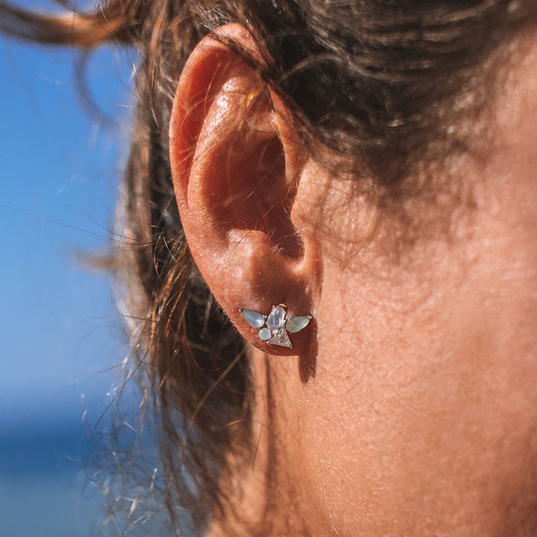 Pura Vida Skylar Gemstone Stud Earrings