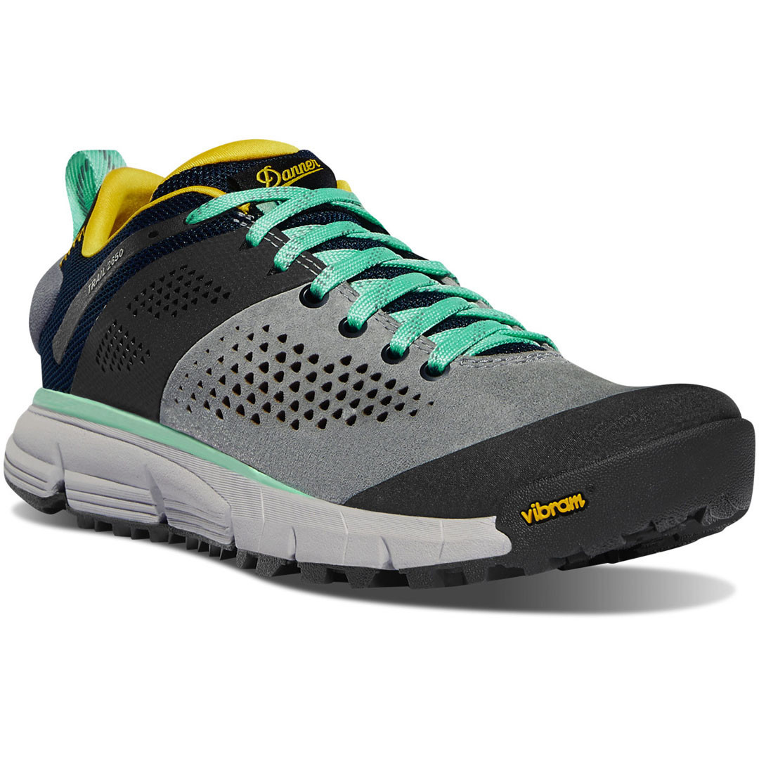 Danner Women's Trail 2650 Shoes - Gray/ Blue/ Spectra Yellow
