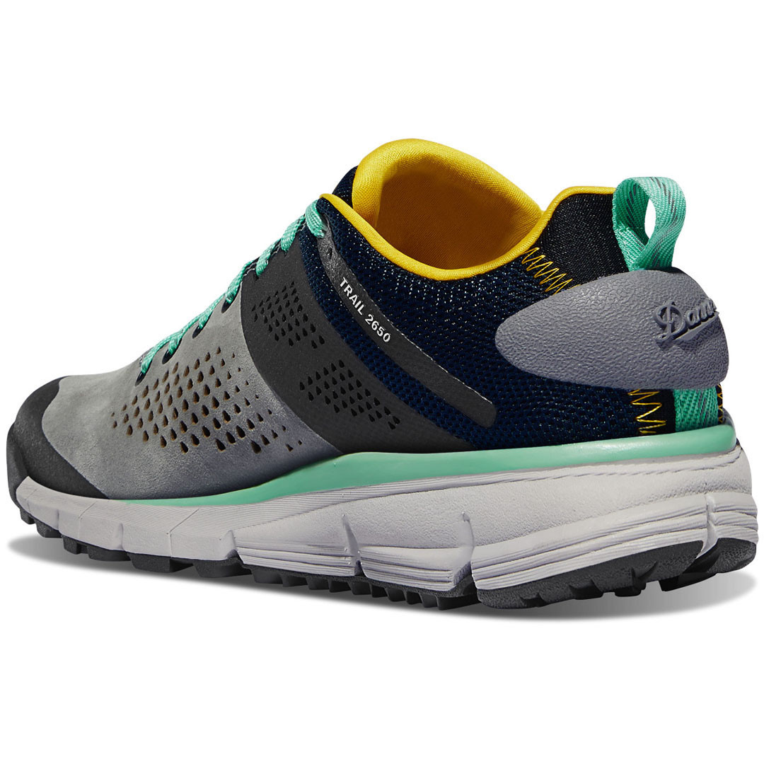 Danner Women's Trail 2650 Shoes - Gray/ Blue/ Spectra Yellow 3 Danner Women's Trail 2650 Shoes - Gray/ Blue/ Spectra Yellow