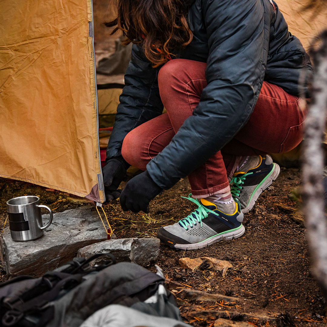 Danner Women's Trail 2650 Shoes - Gray/ Blue/ Spectra Yellow 6 Danner Women's Trail 2650 Shoes - Gray/ Blue/ Spectra Yellow