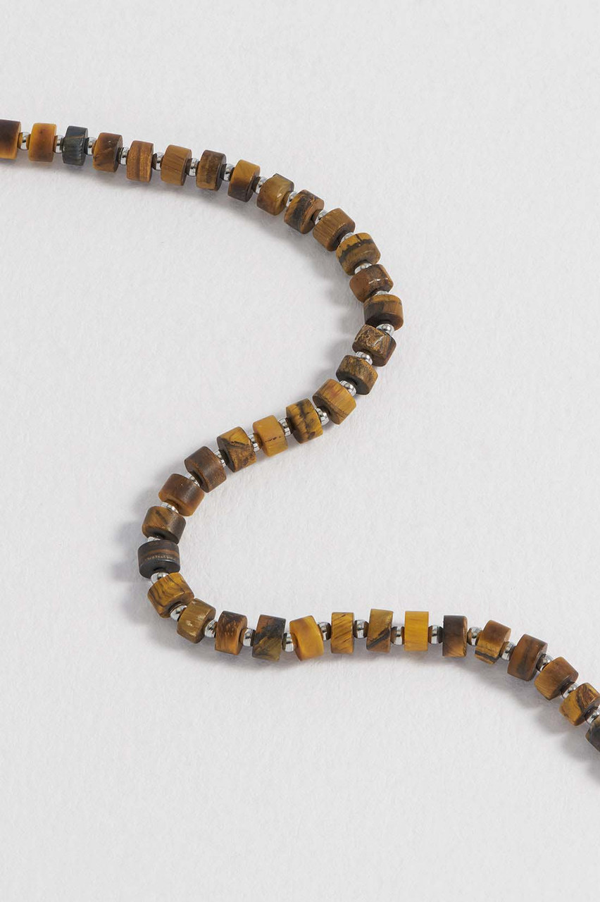 Bartlett London Men's Gemstone Rondelle Bracelet