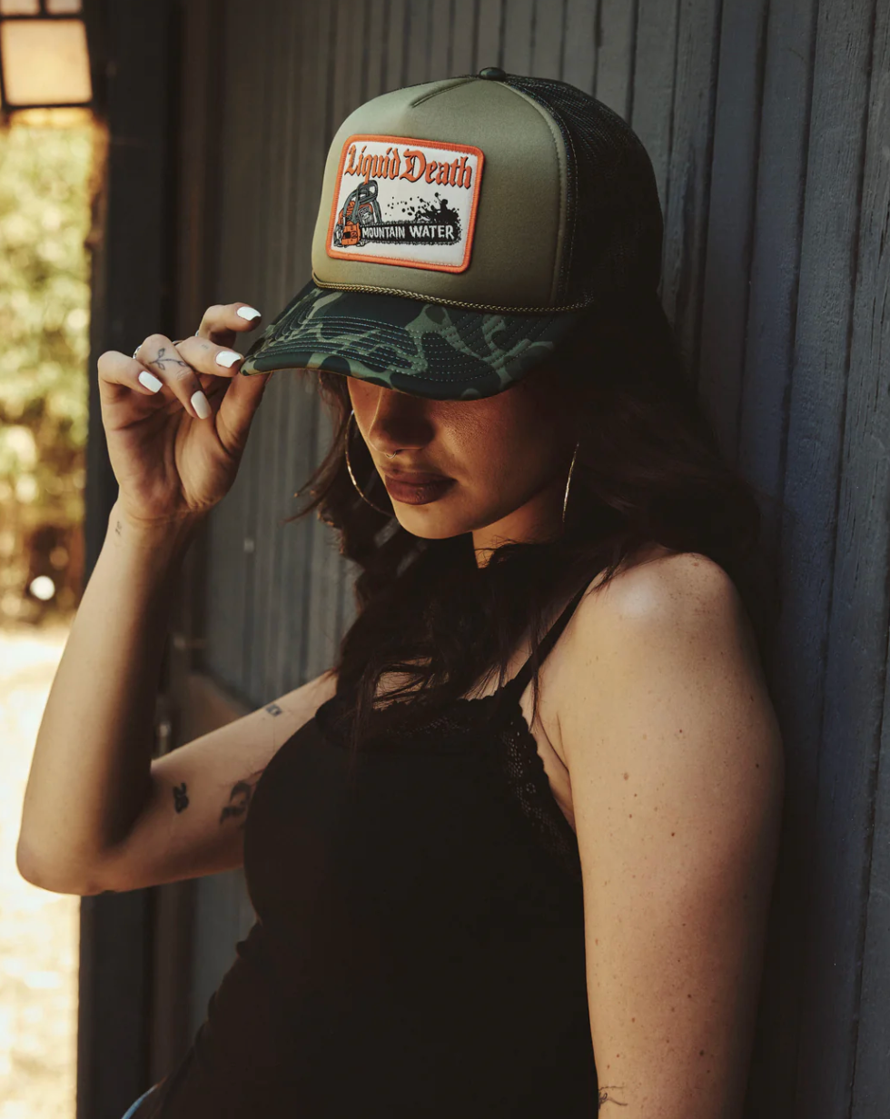 American Needle Liquid Death Mallard Foamy Trucker Hat